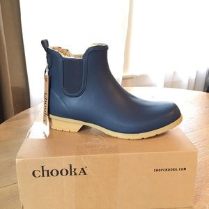 Chooka Bainbridge Chelsea rain boot in Navy